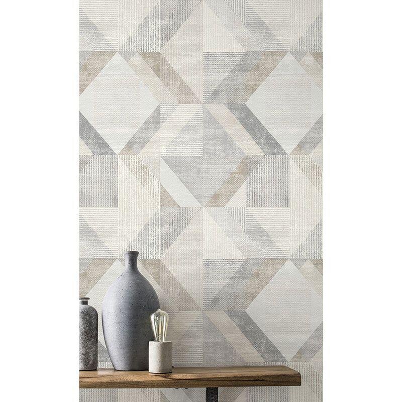 Tapete Braun, Grau, Silber Rasch Vliestapete (311921)