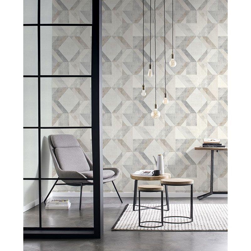 Tapete Braun, Grau, Silber Rasch Vliestapete (311921)