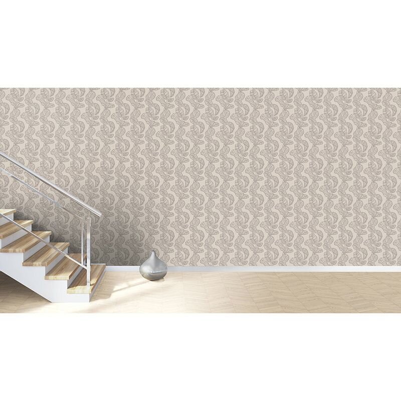 Tapete Grau, Silber, Greige Rasch Vliestapete (822632)