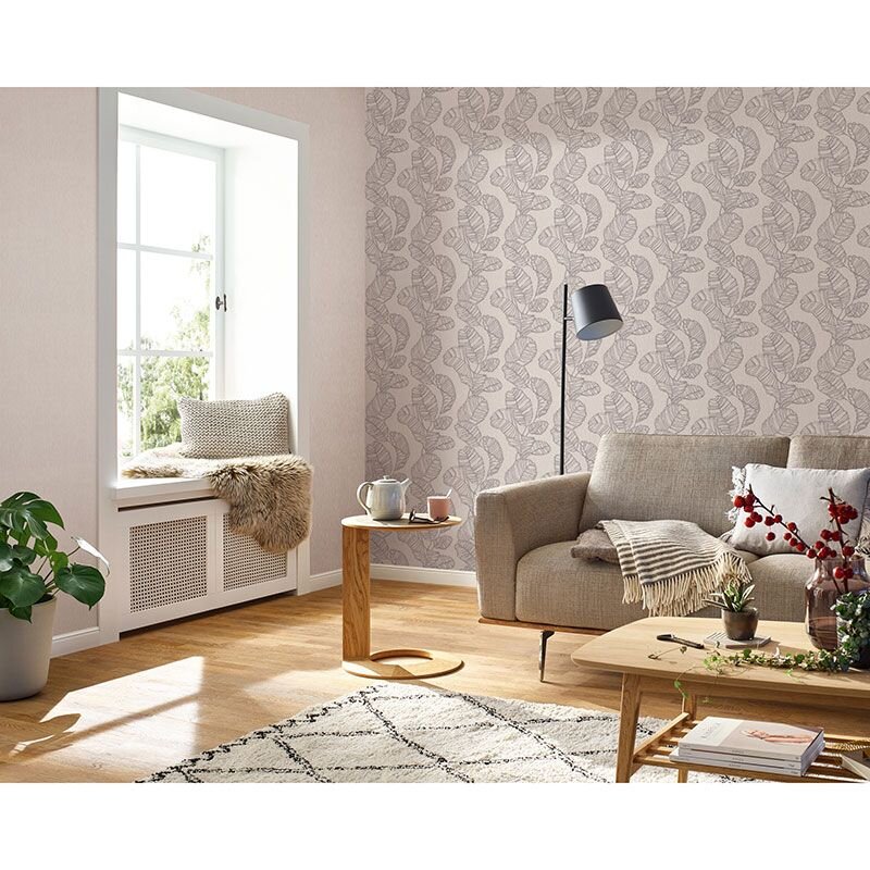 Tapete Grau, Silber, Greige Rasch Vliestapete (822632)