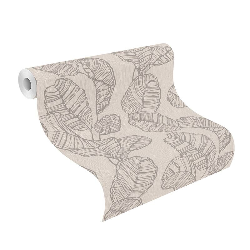 Tapete Grau, Silber, Greige Rasch Vliestapete (822632)