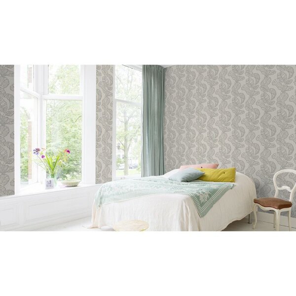 Tapete Grau, Silber Rasch Vliestapete (822625)