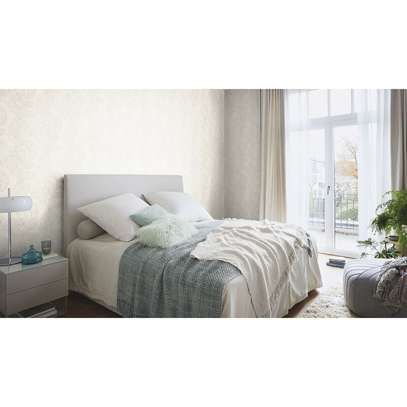 Tapete Grau, Silber, Greige Rasch Vliestapete (822618)