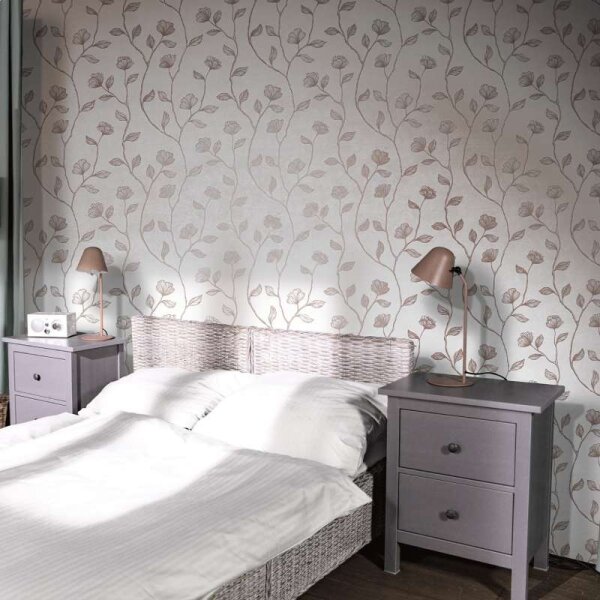 Tapete GZSZ Grau, Kupfer/Bronze Marburg Vliestapete (34801)