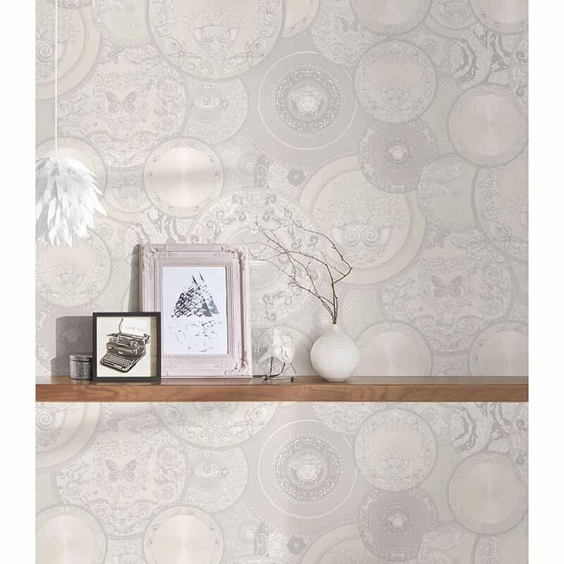 Tapete Weiß VERSACE Vliestapete (349014)