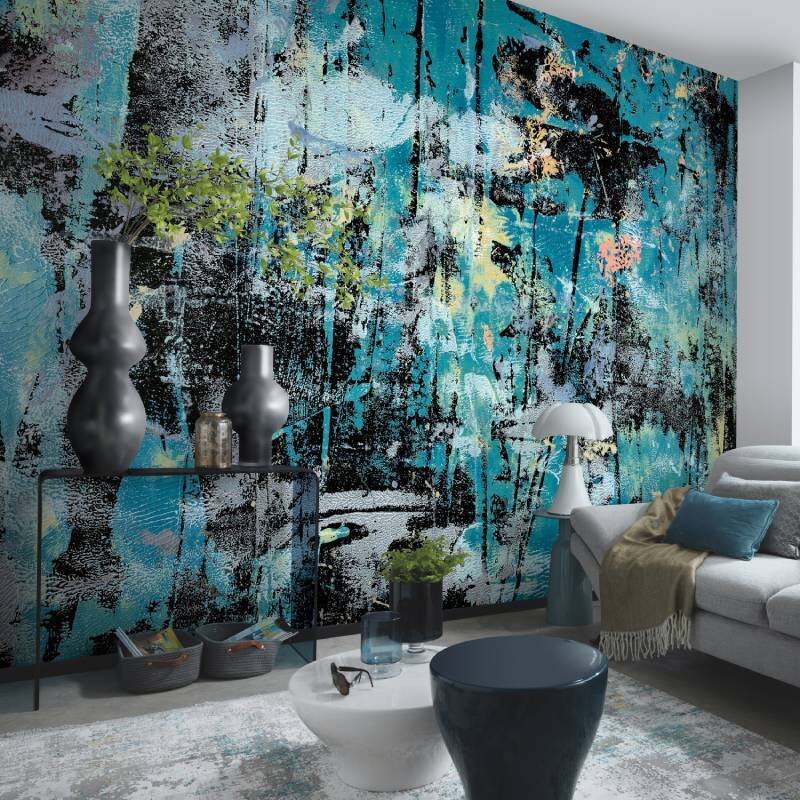 Digitaldruck-Tapete Blau Guido Maria Kretschmer (2539V-11)