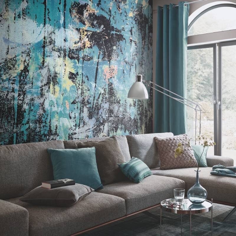 Digitaldruck-Tapete Blau Guido Maria Kretschmer (2539V-11)