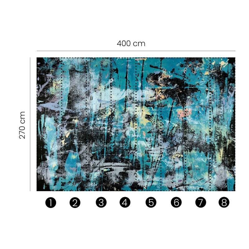 Digitaldruck-Tapete Blau Guido Maria Kretschmer (2539V-11)