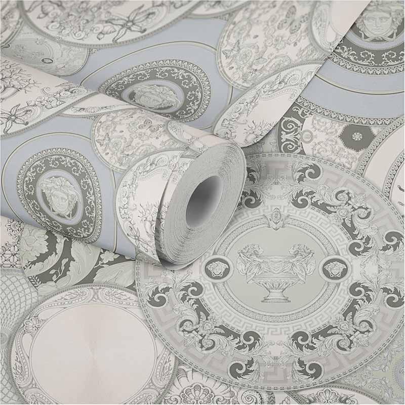 Tapete Grau, Silber VERSACE Vliestapete (349013)