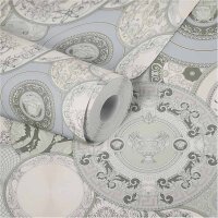 Tapete Grau, Silber VERSACE Vliestapete (349013)