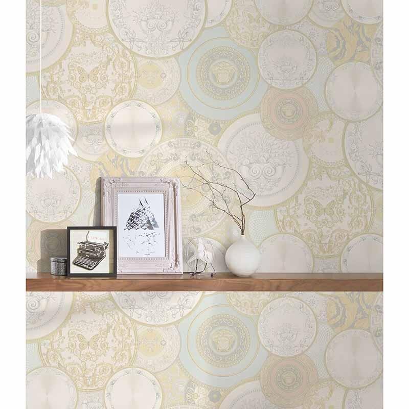 Tapete Beige, Creme VERSACE Vliestapete (349012)