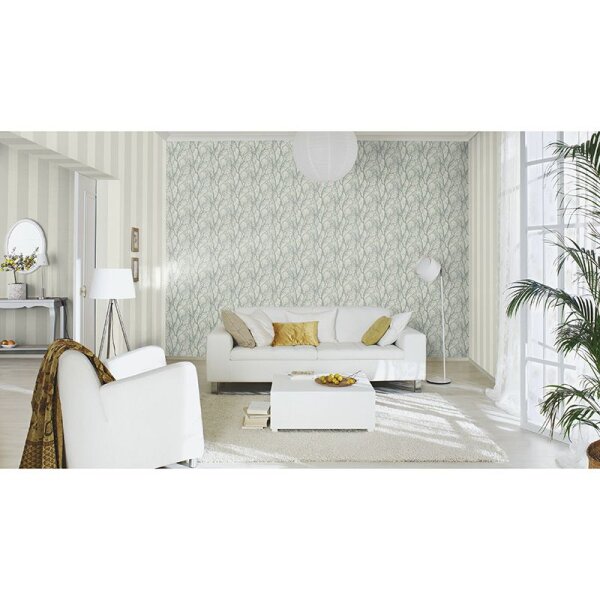 Tapete Grau, Silber, Greige Rasch Vliestapete (633474)