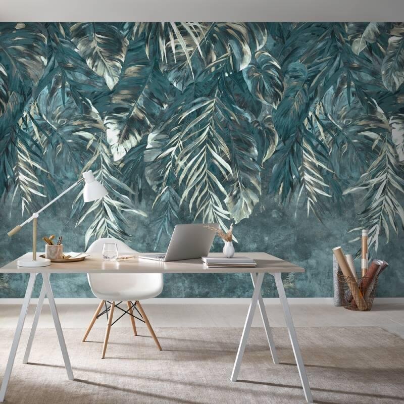 Digitaldruck-Tapete Grün, Petrol Guido Maria Kretschmer (2536V-13)