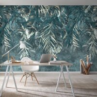 Digitaldruck-Tapete Gr&uuml;n, Petrol Guido Maria...