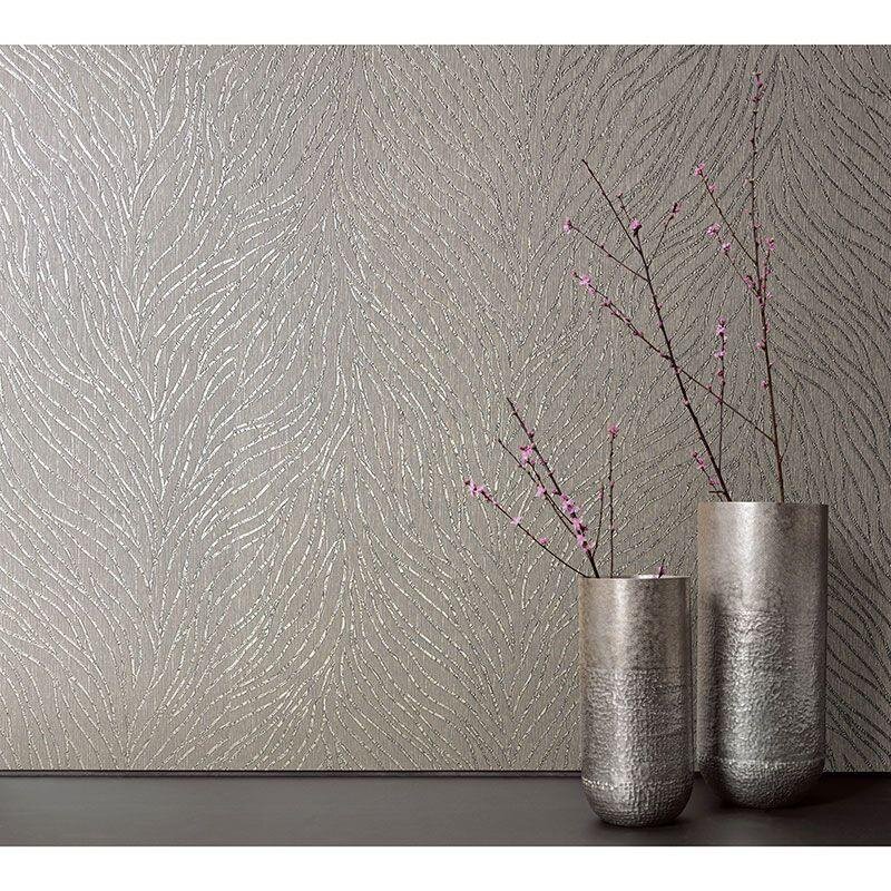 Tapete Grau, Silber Marburg Vliestapete (58428)