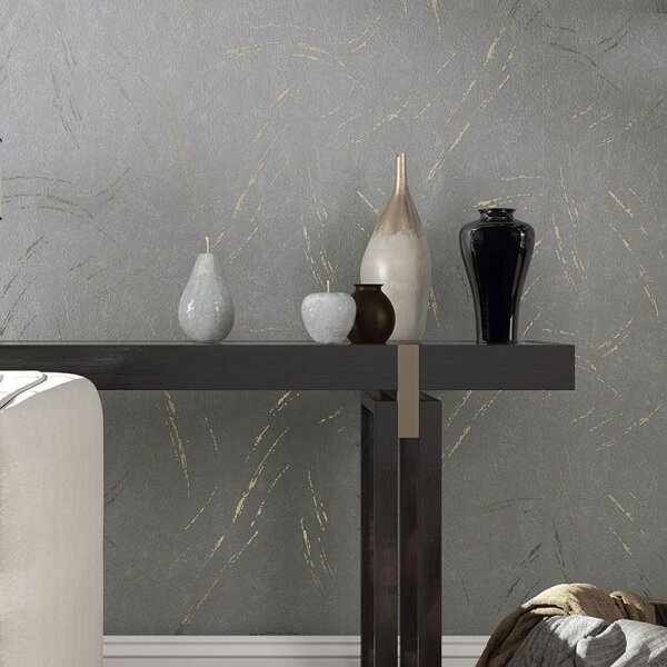 Tapete Grau, Silber Marburg Vliestapete (33669)