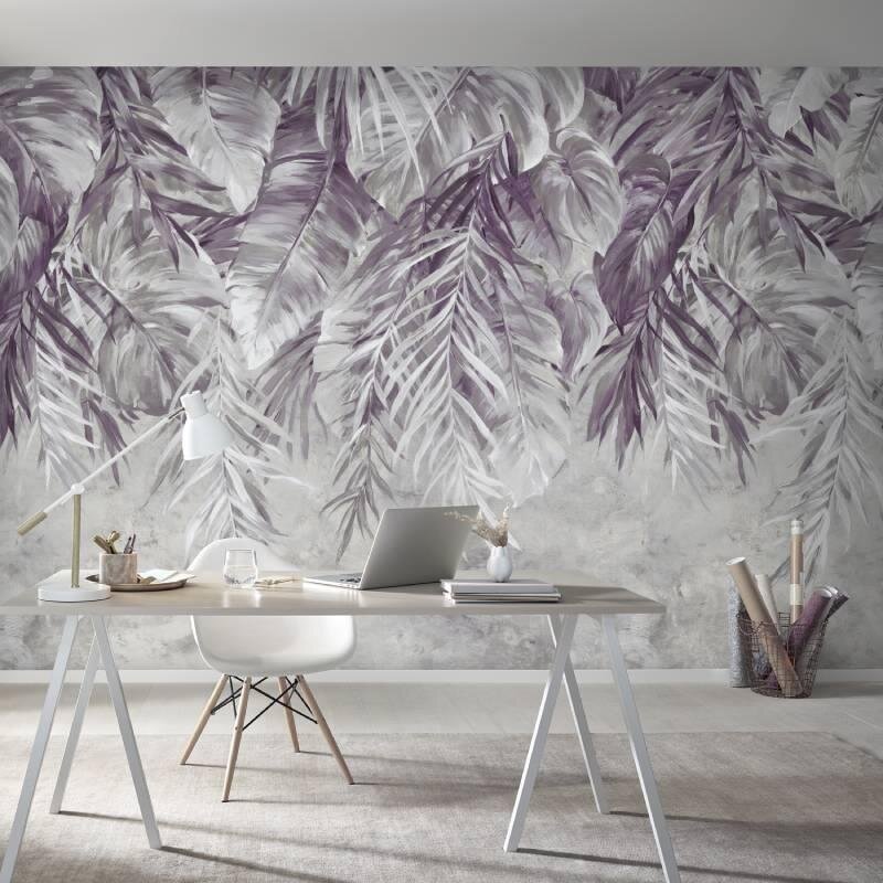 Digitaldruck-Tapete Grau, Lila Guido Maria Kretschmer (2536V-12)