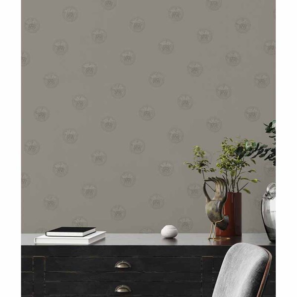 Tapete Grau, Silber VERSACE Vliestapete (348623)
