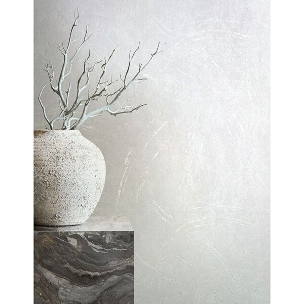 Tapete Weiß Marburg Vliestapete (33665)