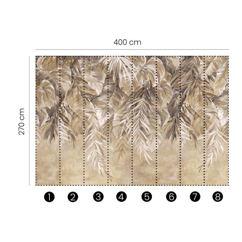 Digitaldruck-Tapete Beige, Creme, Braun Guido Maria Kretschmer (2536V-11)