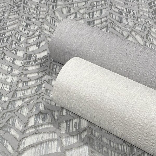 Tapete Grau, Silber Marburg Vliestapete (32974)