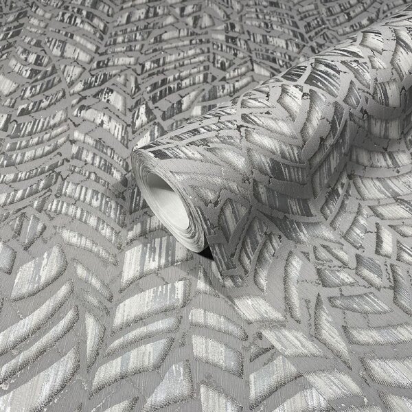 Tapete Grau, Silber Marburg Vliestapete (32974)