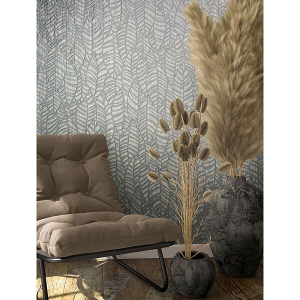 Tapete Grau, Silber Marburg Vliestapete (32974)