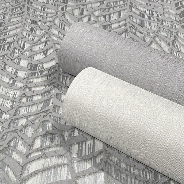 Tapete Grau, Silber Marburg Vliestapete (32974)