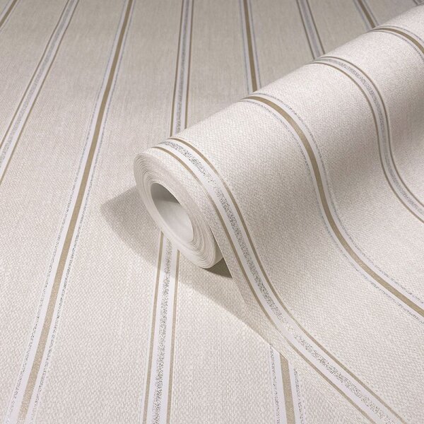 Tapete Beige, Creme, Gold, Kupfer Marburg Vliestapete (31578)