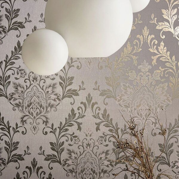 Tapete Beige, Creme, Gold, Kupfer Marburg Vliestapete (31573MT)