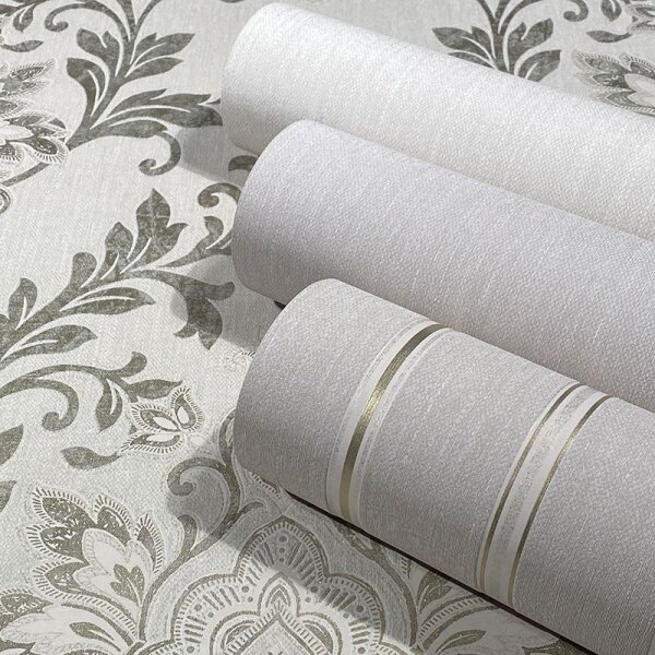 Tapete Beige, Creme, Gold, Kupfer Marburg Vliestapete (31573MT)