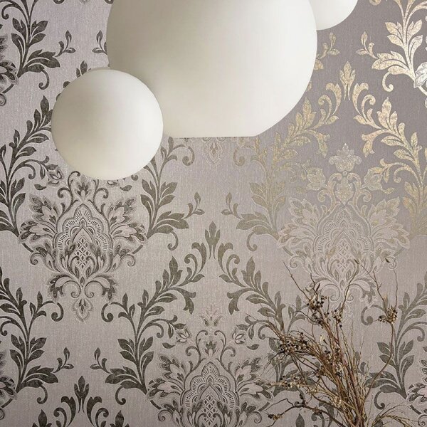 Tapete Beige, Creme, Gold, Kupfer Marburg Vliestapete (31573MT)