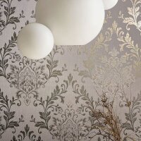 Tapete Beige, Creme, Gold, Kupfer Marburg Vliestapete...