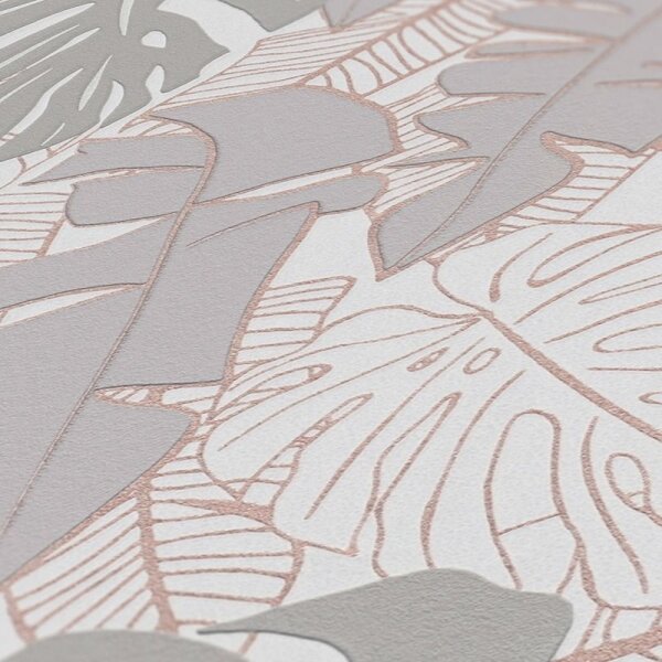 Tapete Grau, Silber livingwalls Vliestapete (389053)