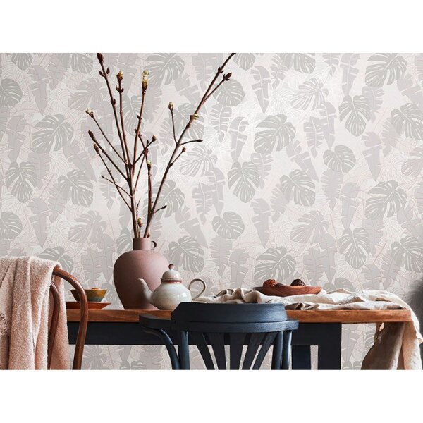 Tapete Grau, Silber livingwalls Vliestapete (389053)