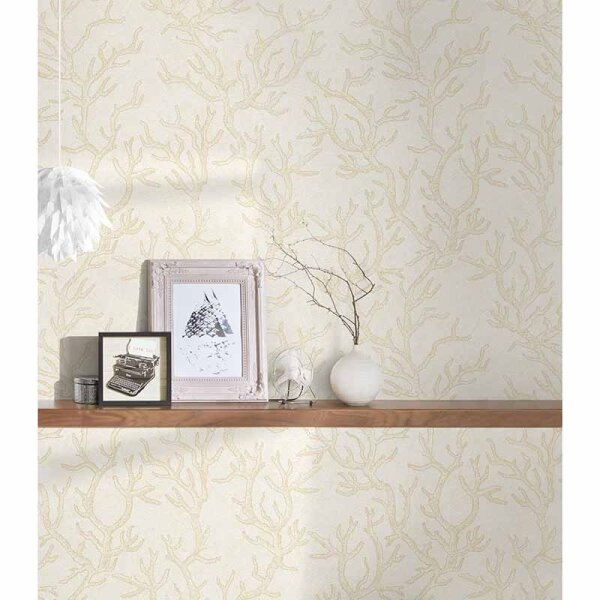 Tapete Beige, Creme VERSACE Vliestapete (344971)