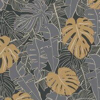 Tapete Grau, Silber, Schwarz, Anthrazit livingwalls...