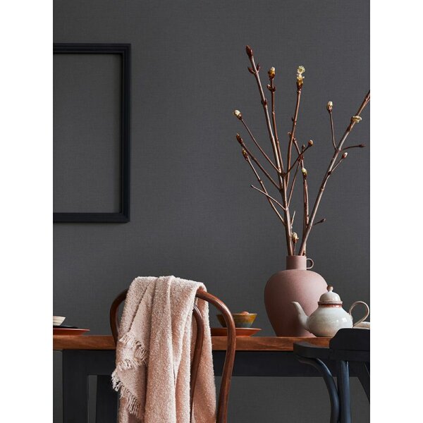 Tapete Schwarz, Anthrazit livingwalls Vliestapete (389029)