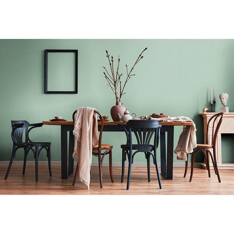 389026 Tapete Grün Uni Struktur Vliestapete Vinyltapete Wohnzimmer Küche Bad livingwalls