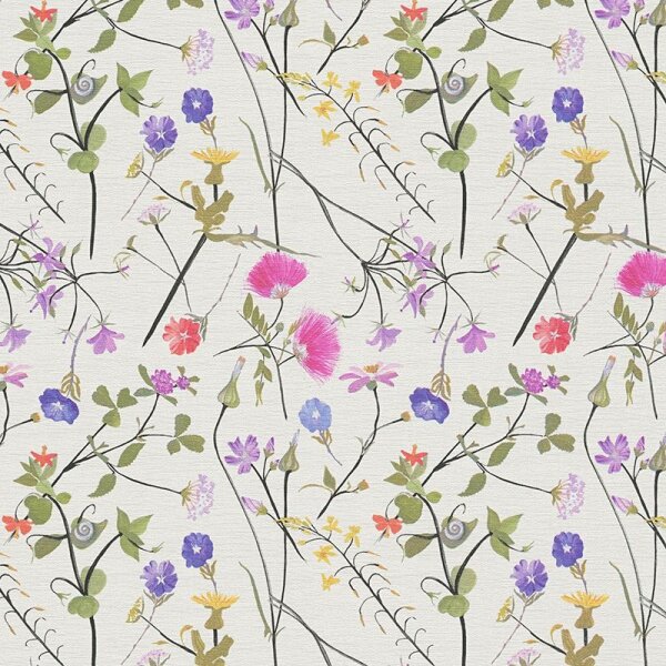 Tapete Bunt Weiß livingwalls Vliestapete (389011)