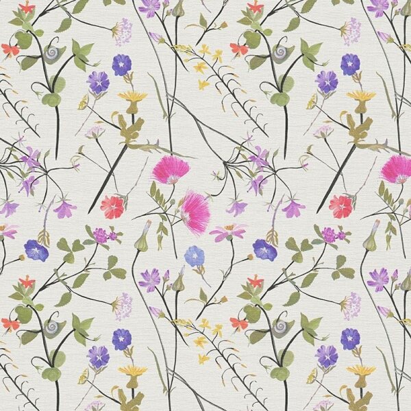 Tapete Bunt Weiß livingwalls Vliestapete (389011)