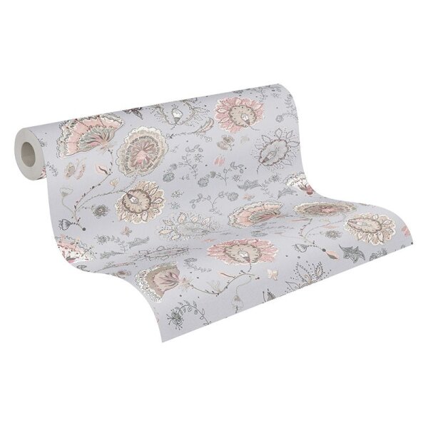 Tapete Grau, Silber livingwalls Vliestapete (388993)