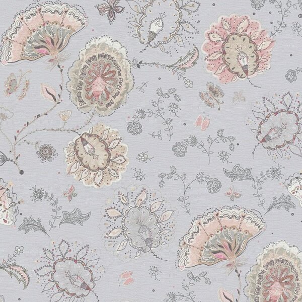 Tapete Grau, Silber livingwalls Vliestapete (388993)