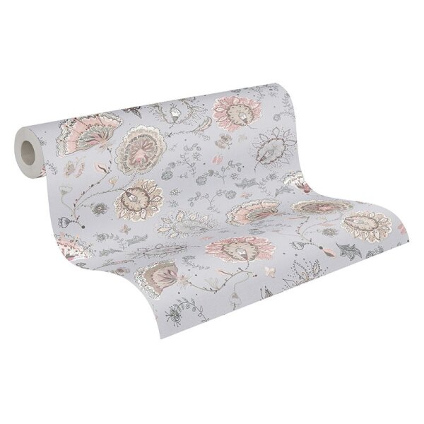 Tapete Grau, Silber livingwalls Vliestapete (388993)