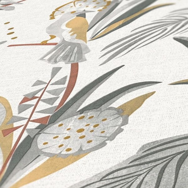 Tapete Grau, Silber livingwalls Vliestapete (388984)