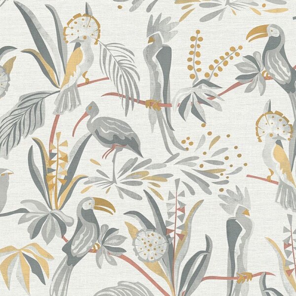 Tapete Grau, Silber livingwalls Vliestapete (388984)