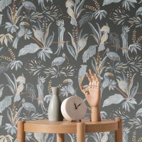 Tapete Grau, Silber, Schwarz, Anthrazit livingwalls...