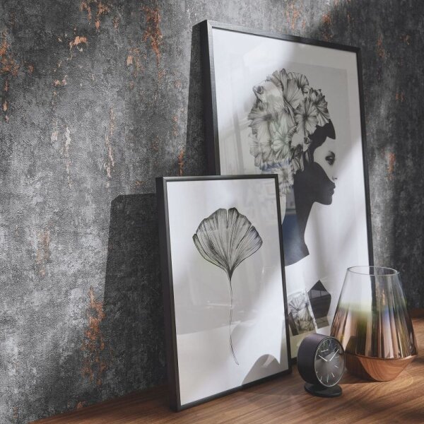 Tapete Grau, Silber Guido Maria Kretschmer Vliestapete (1037547)