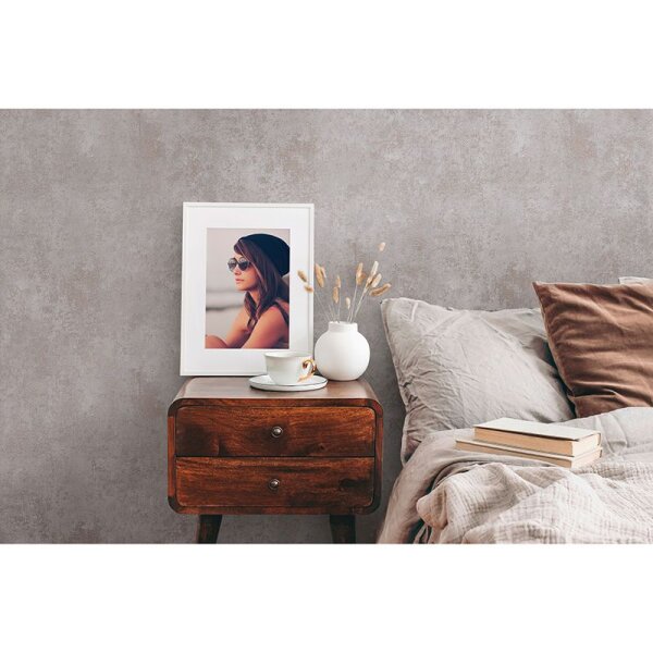 Tapete Grau, Silber, Rosa, Rose AS-Creation Vliestapete (388328)