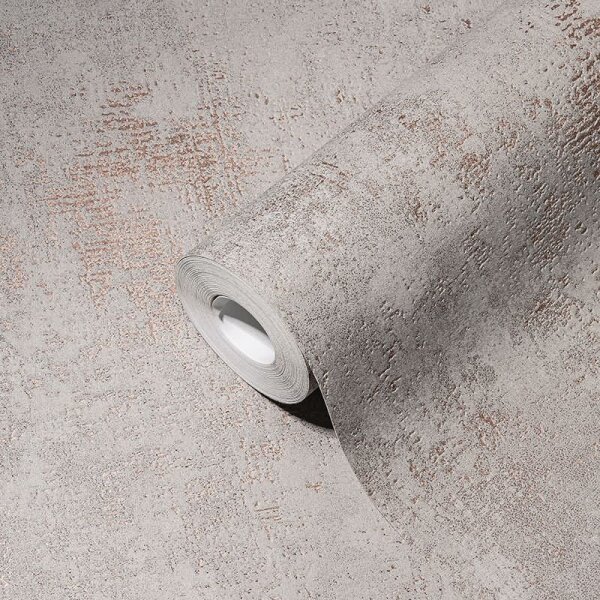 Tapete Grau, Silber, Rosa, Rose AS-Creation Vliestapete (388328)